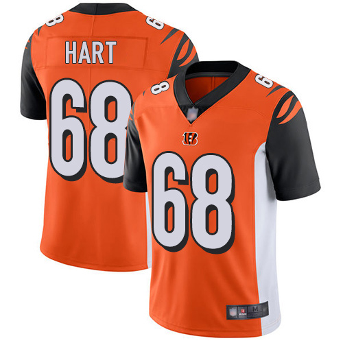 Cincinnati Bengals Limited Orange Men Bobby Hart Alternate Jersey NFL Footballl 68 Vapor Untouchable